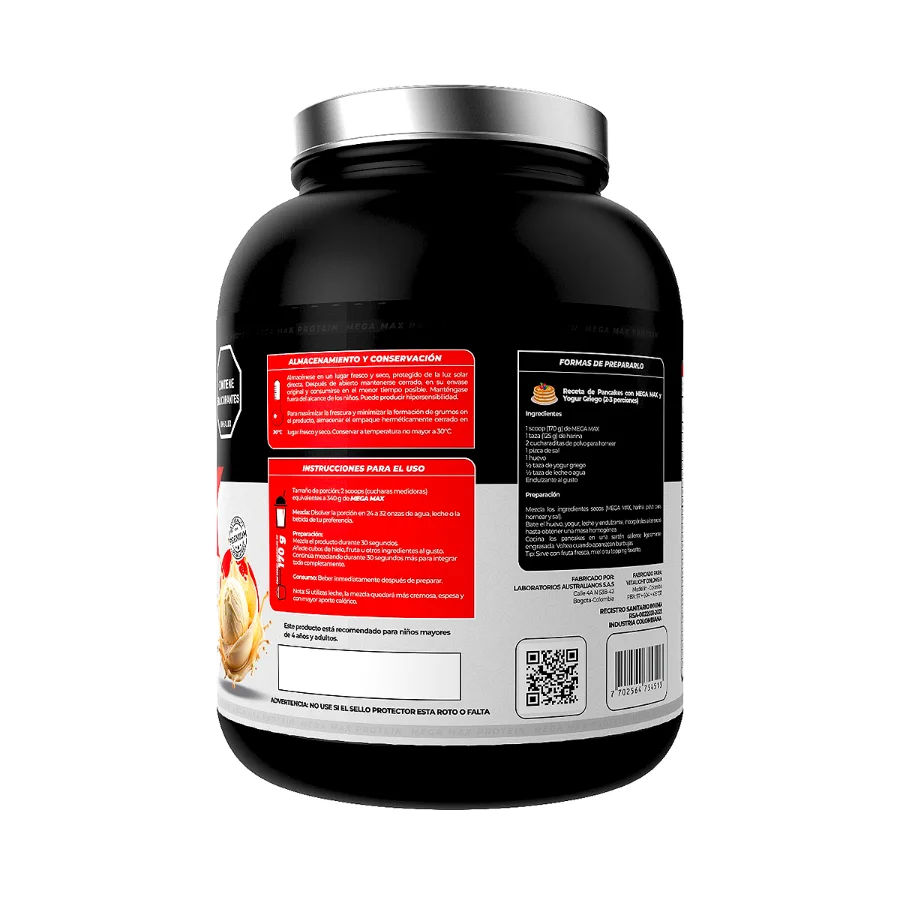Proteina Mega Max Gainer De 6 Libras 5