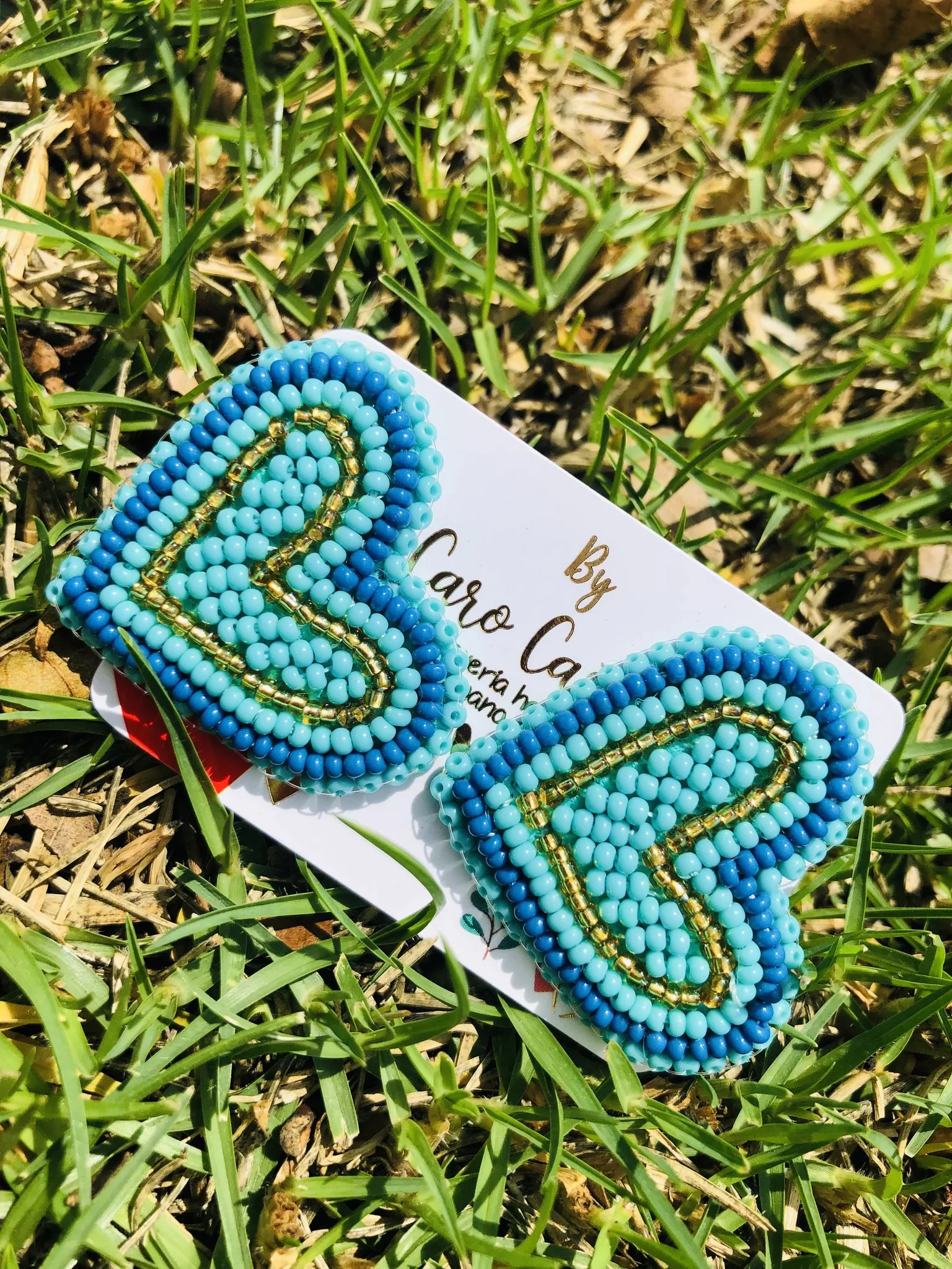  Topos de corazon azul turquesa