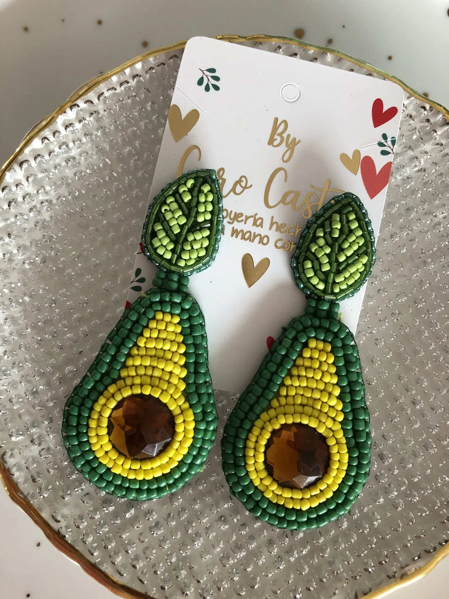 Aretes Aguacate 