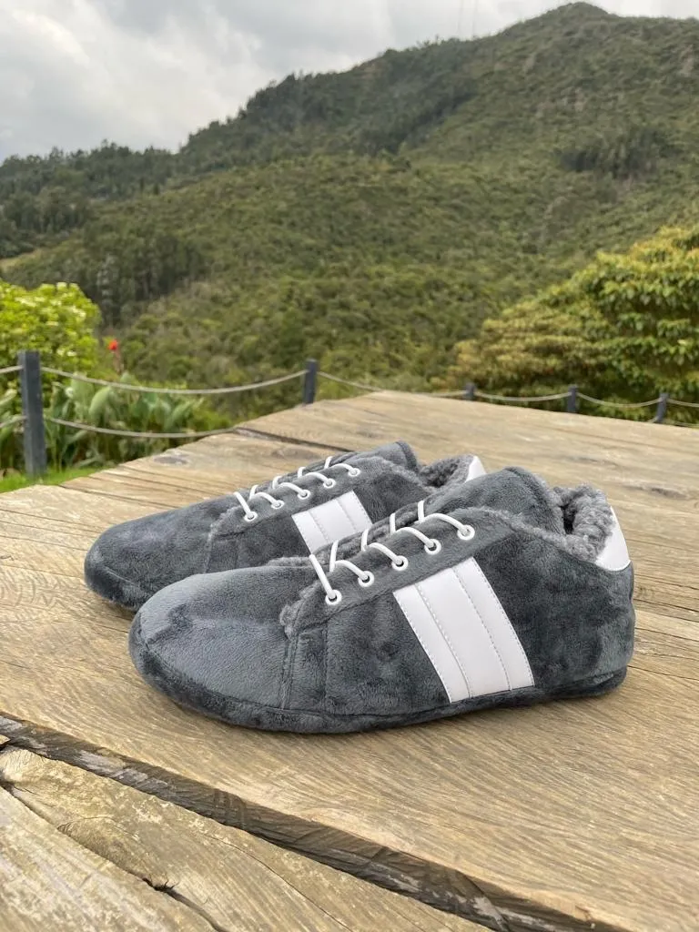 Babuchas Tennis Gris. 4