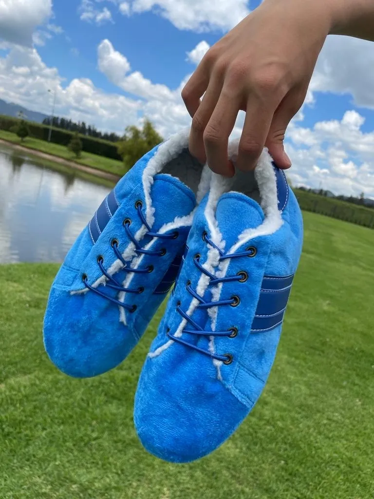 Babuchas Tennis Azul  3