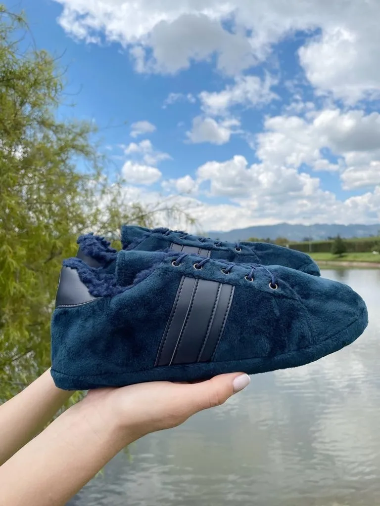 Babuchas Tennis Azul Oscuro 2