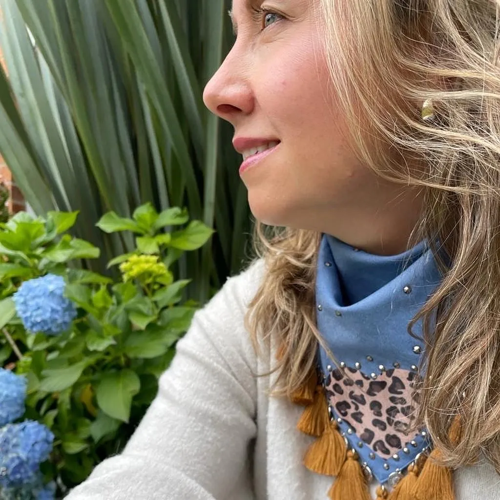 Pañoleta corazon Animal Print