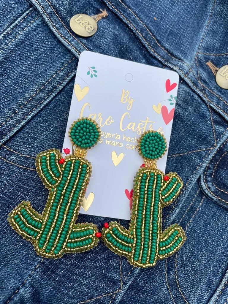Aretes Cactus  2