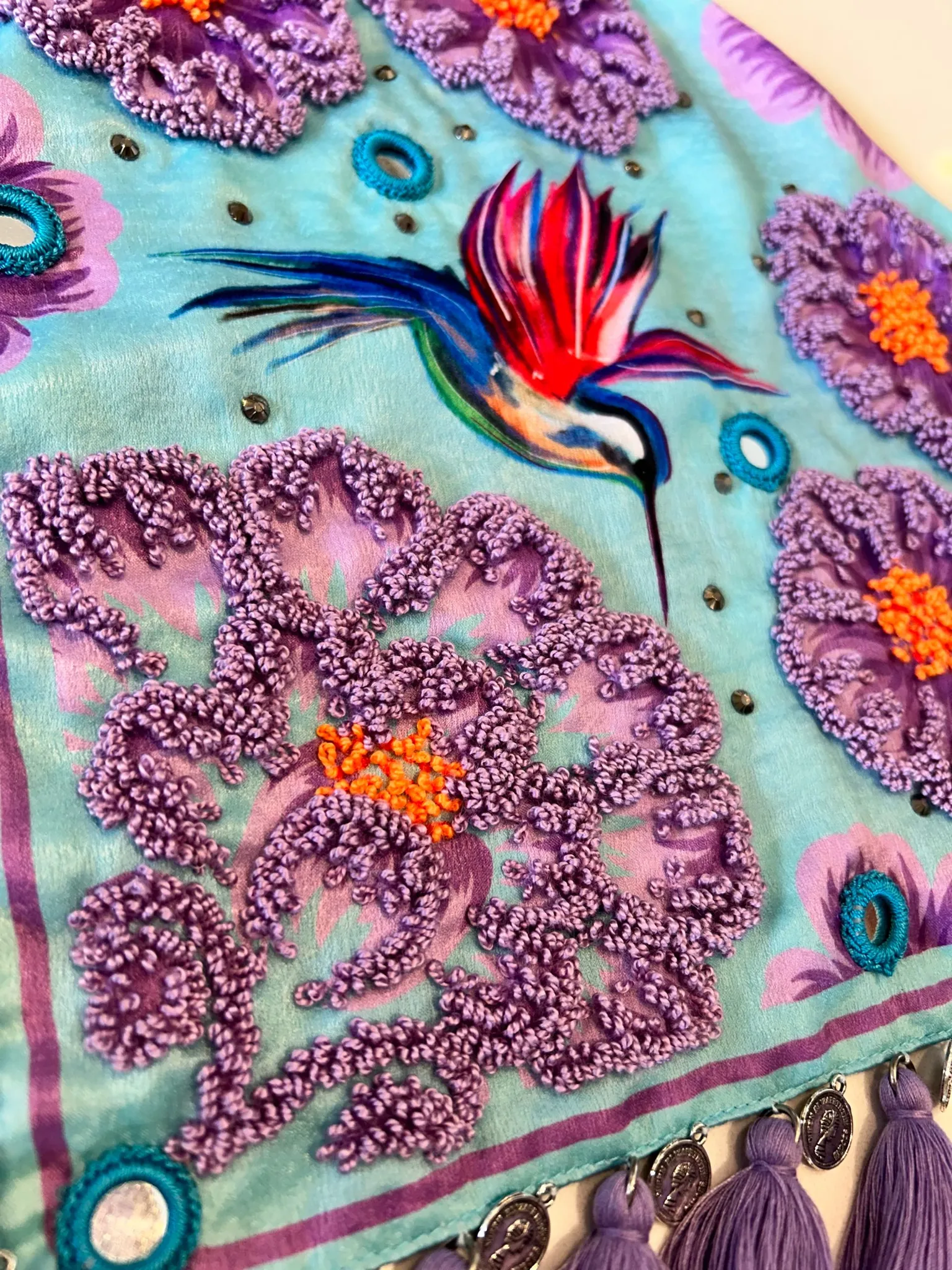 Pañoleta alegre colibrí  2