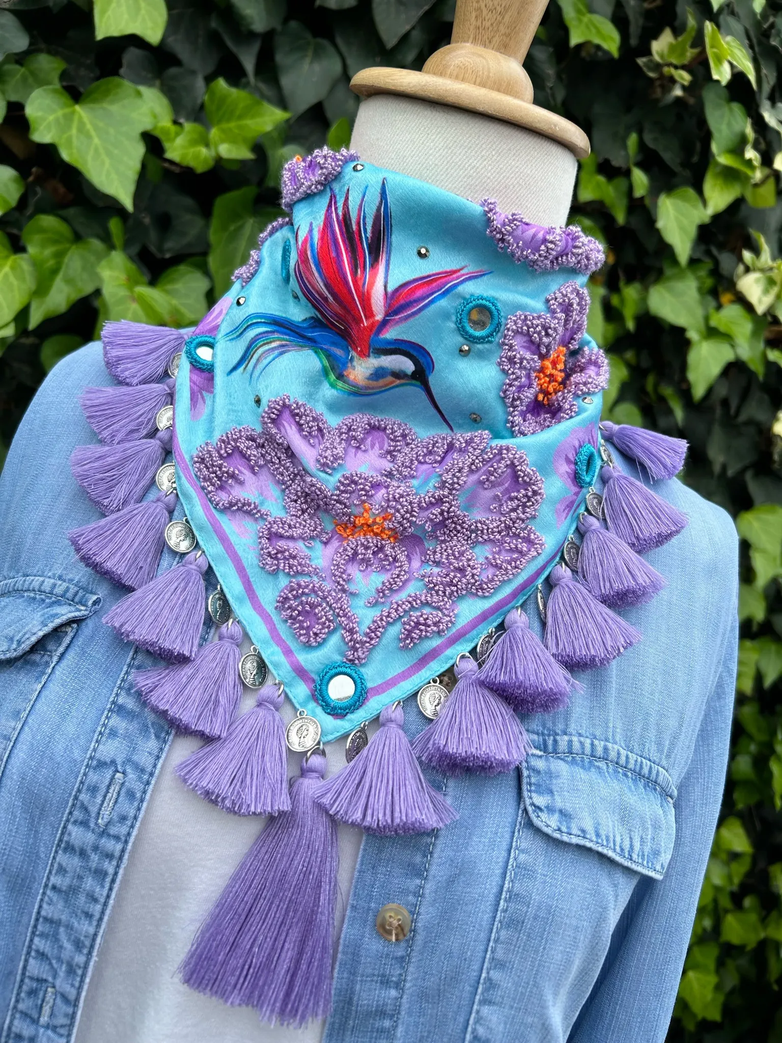 Pañoleta alegre colibrí  4