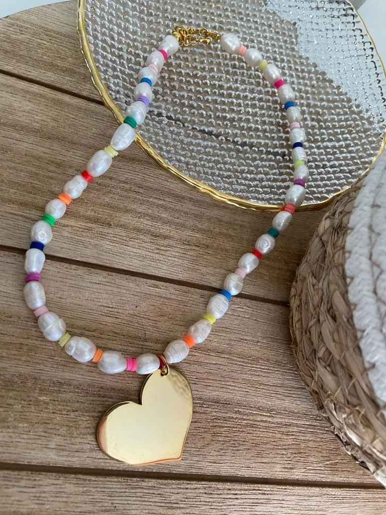 Collar Tutifruti Corazón 