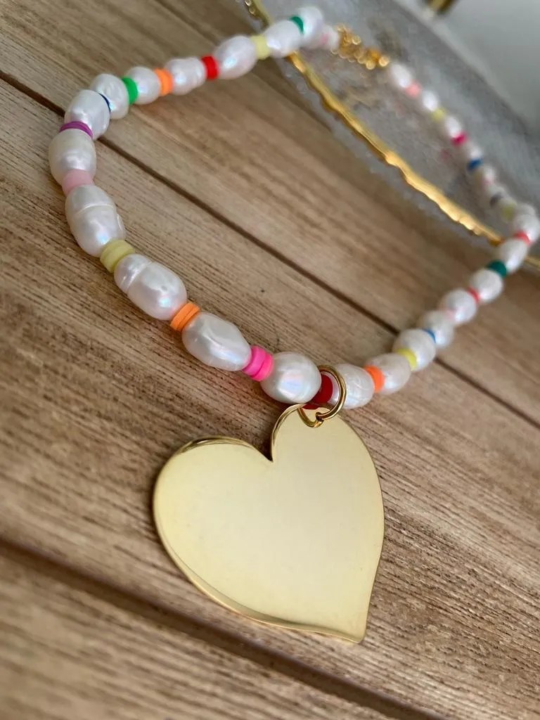 Collar Tutifruti Corazón  2